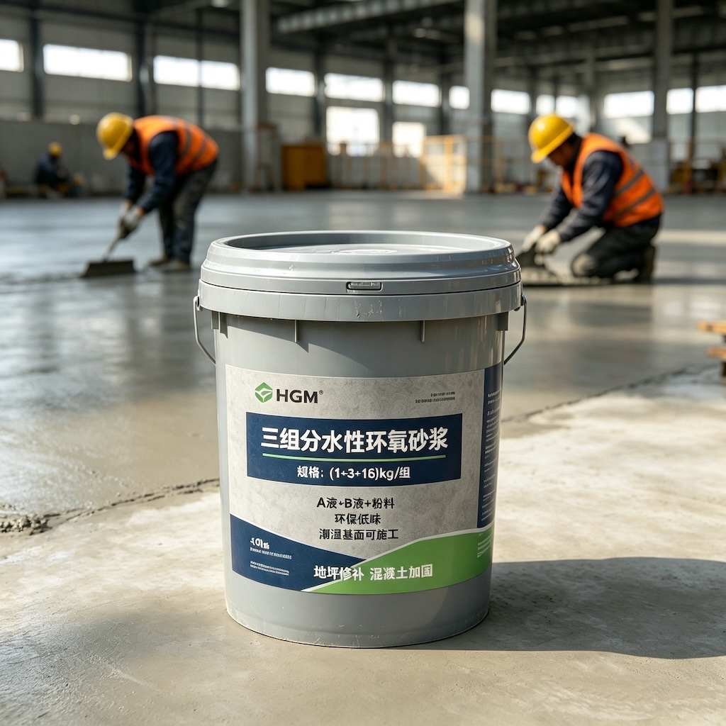 青州三组份水性环氧砂浆